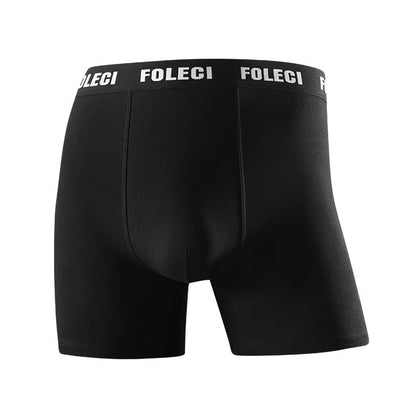 Men's Lengthened Sports Underwear Men's Anti-wear Leg Boxer Briefs Pure Cotton Breathable