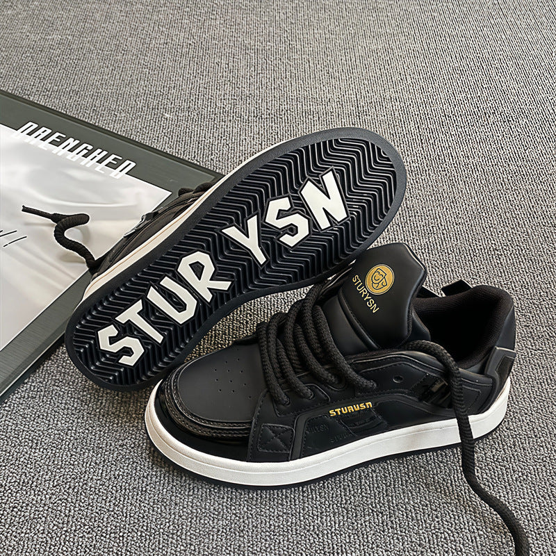 Men's  National Fashion All-match Thick Bottom Board Shoes