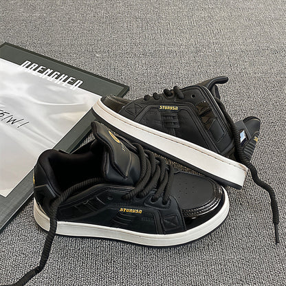 Men's  National Fashion All-match Thick Bottom Board Shoes