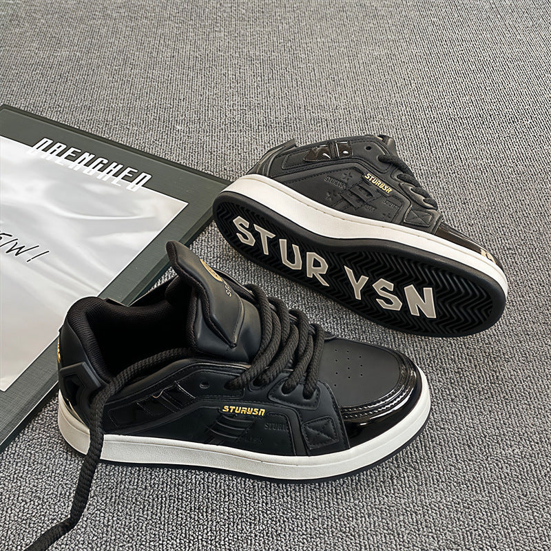 Men's  National Fashion All-match Thick Bottom Board Shoes