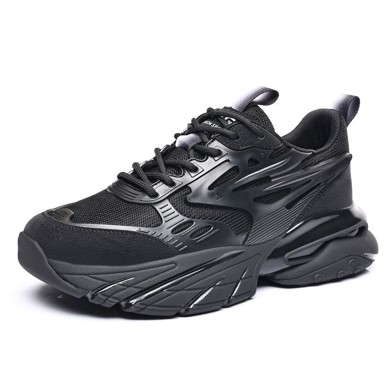 Fashion Breathable Mesh Cloth Shoes Men's Personality Trend Sports Platform Shoes