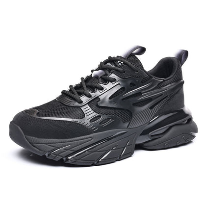 Fashion Breathable Mesh Cloth Shoes Men's Personality Trend Sports Platform Shoes